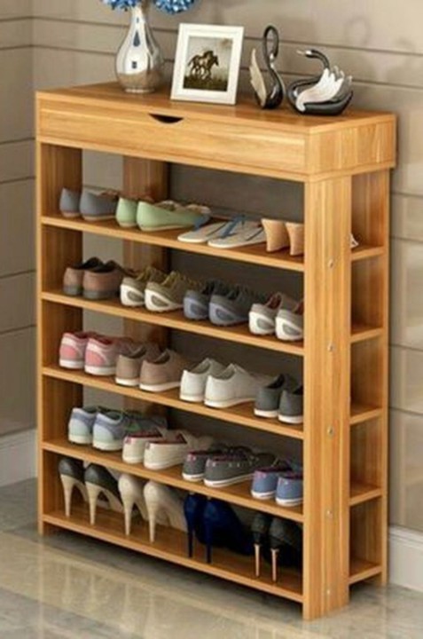 Build This Modern DIY Wooden Shoe Rack with Scrap Wood (Under $50!)